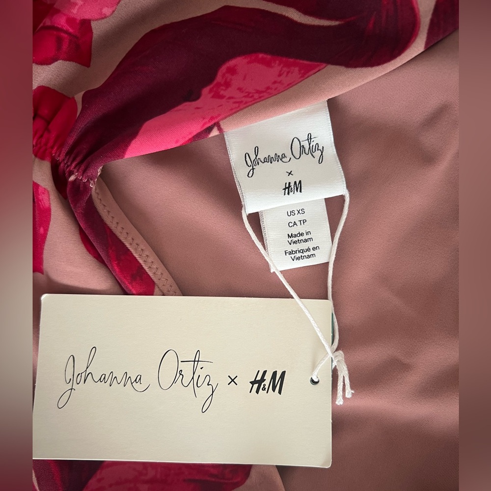 NWT Johanna Ortiz x H&M One-Shoulder Swimsuit - Picture 10 of 12